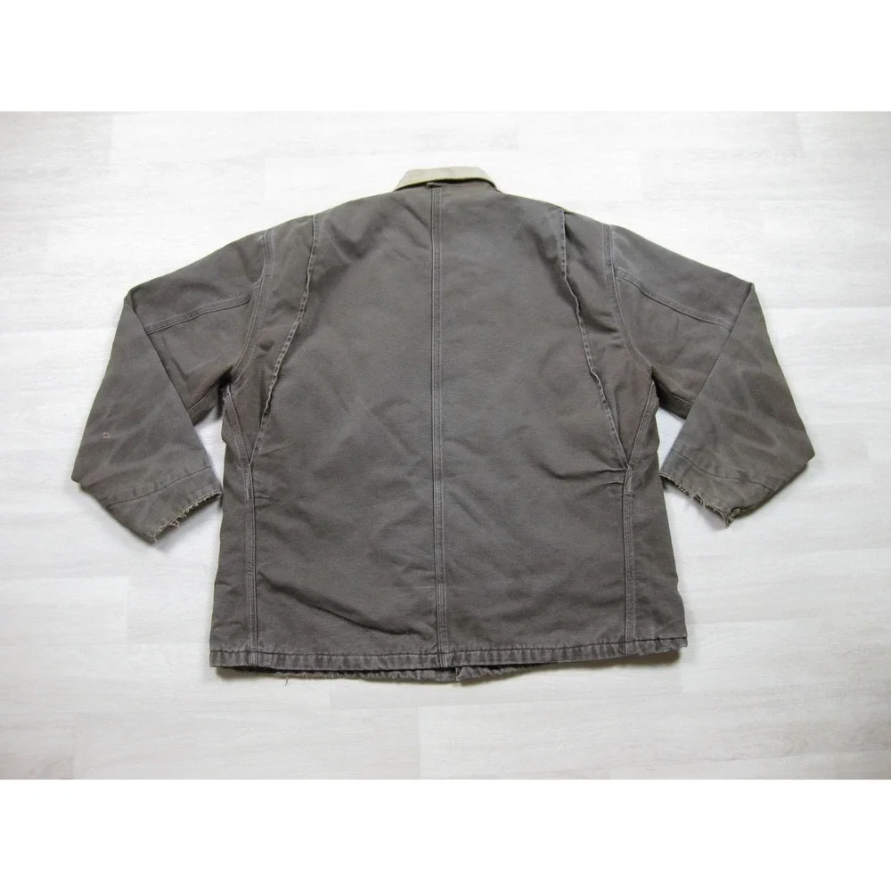 Vintage 90s Carhartt Blanket Lined Chore Coat Men's (2XL) C02 CHT Barn Jacket